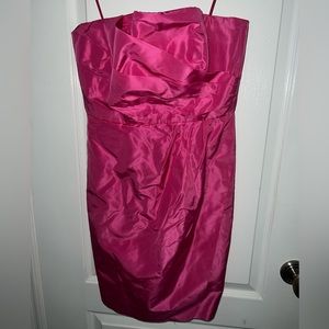 J.Crew Strapless Silk Pink Dress Size 4